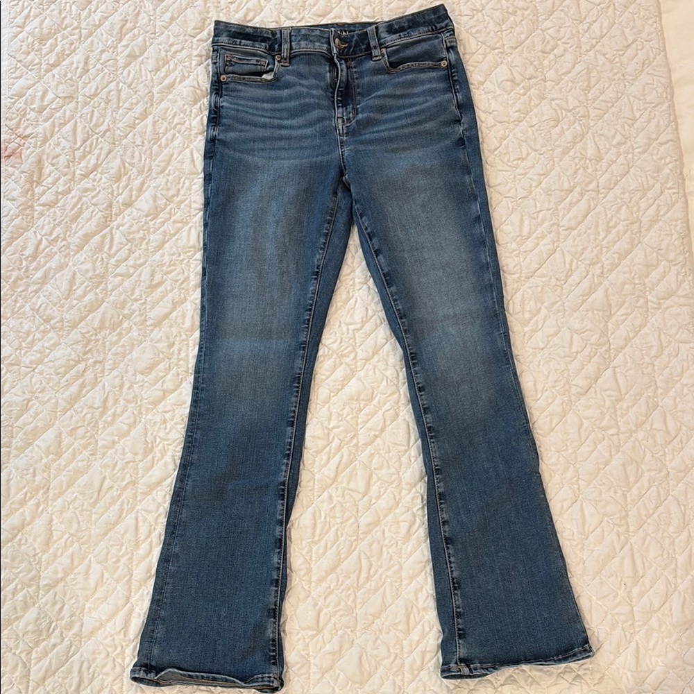 American Eagle High Rise Skinny Kick Jeans